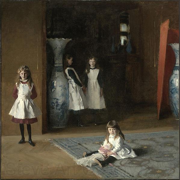 John Singer Sargent The Daughters of Edward Darley Boit Norge oil painting art